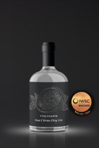 ISSA CITRUS DRY GIN,  0.5l, 43% alc